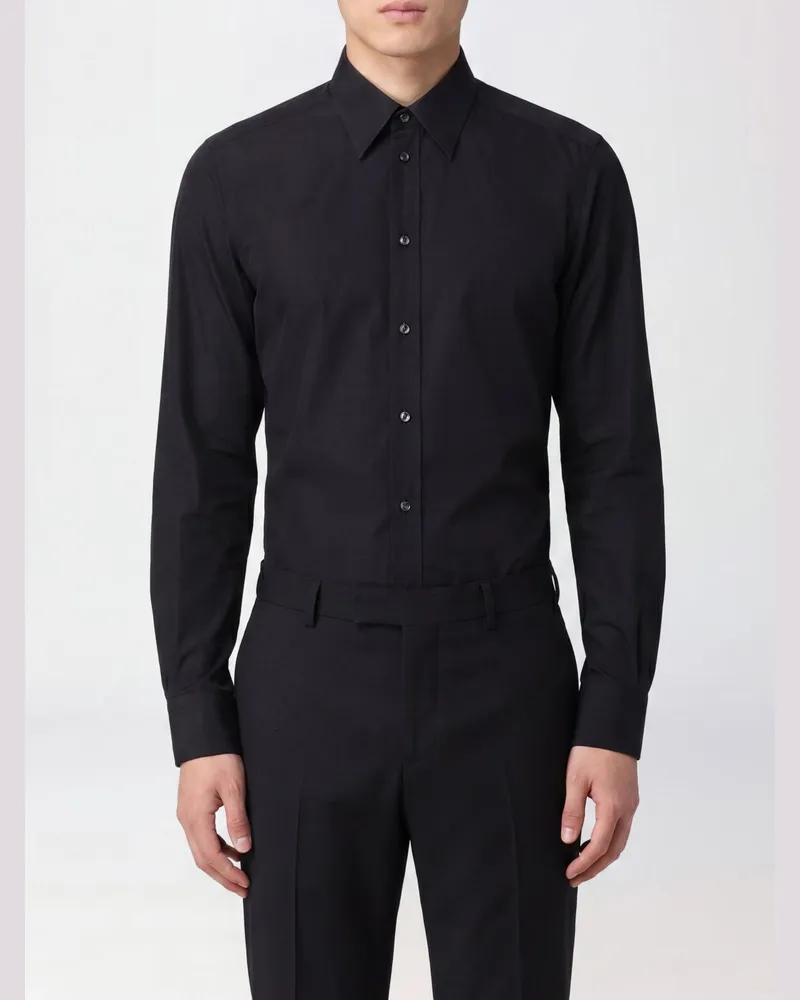 Dolce & Gabbana DOLCE  GABBANA Seidenhemd Dolce & Gabbana Schwarz