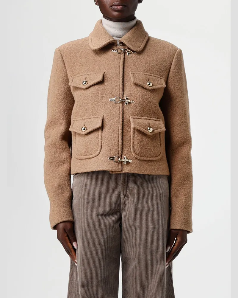 Fay Mantel damen Braun