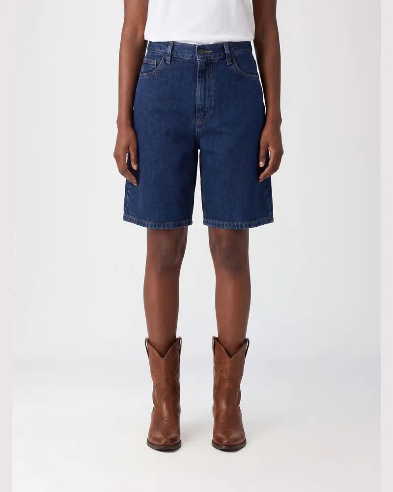 Carhartt WIP Baumwoll-Denim-Shorts Blau