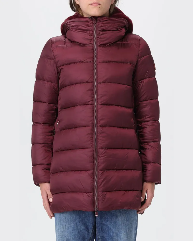Save The Duck Jacke damen Weinrot