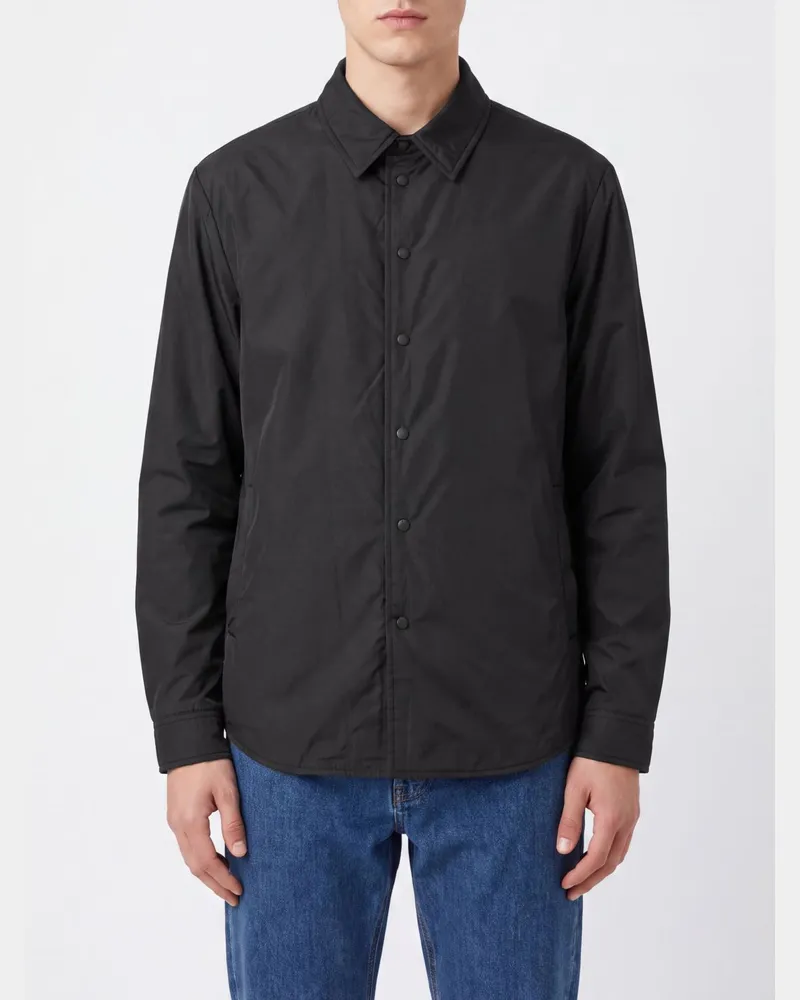 Briglia 1949 Hemdjacke aus Nylon von mit Druckknöpfen Schwarz
