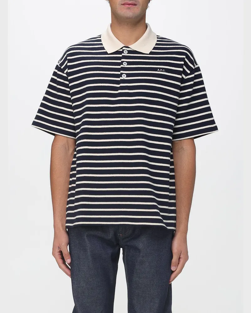 A.P.C. Polo herren Blau