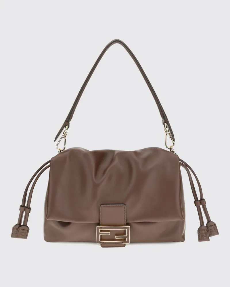 Fendi Schultertasche damen Mahagoni