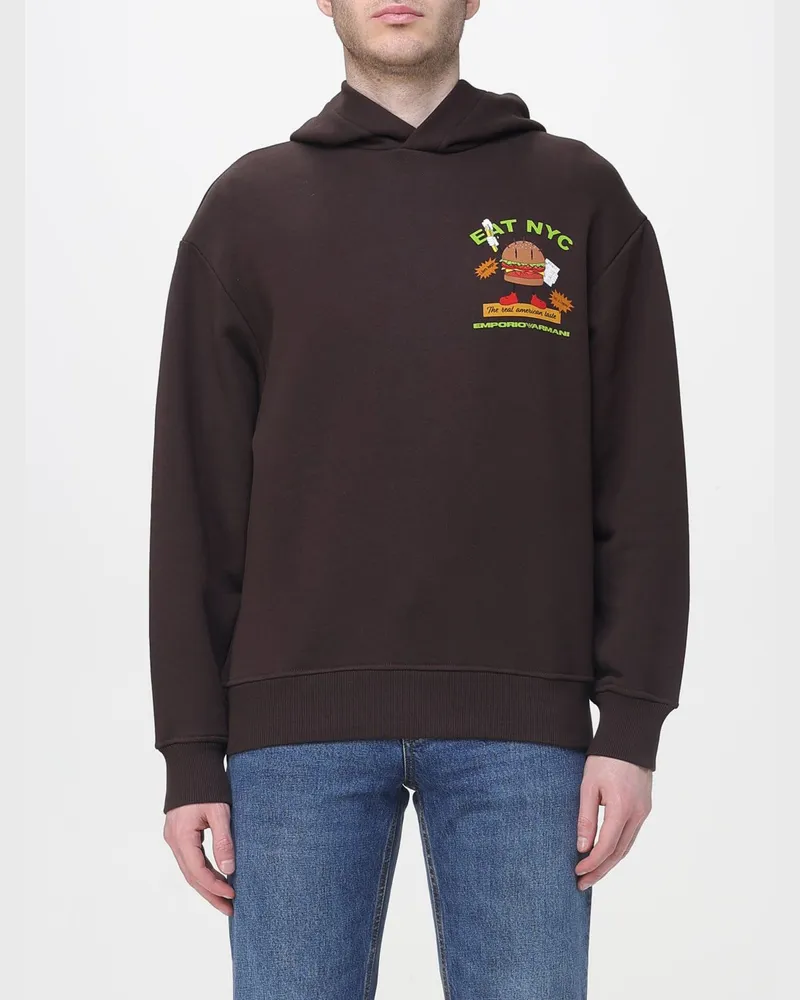 Emporio Armani Pullover herren Braun