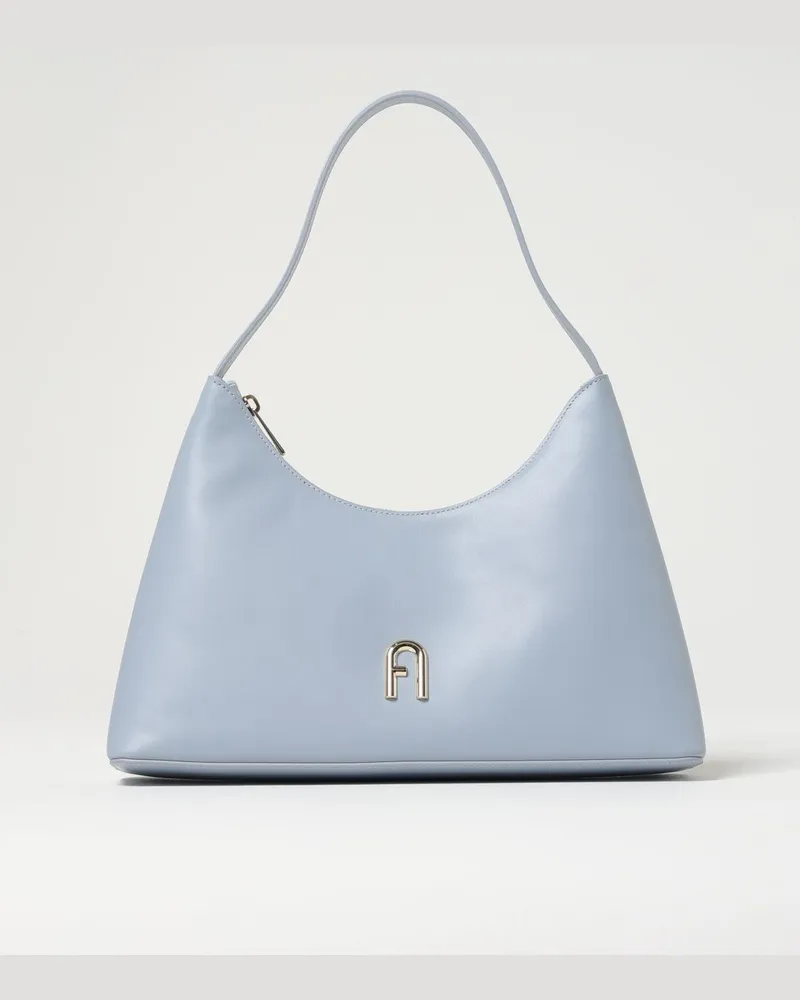 Furla Schultertasche damen Hellblau