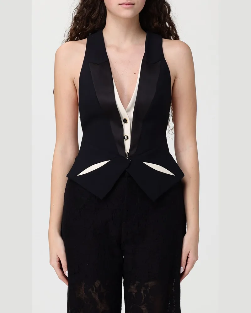 Elisabetta Franchi Jacke damen Schwarz