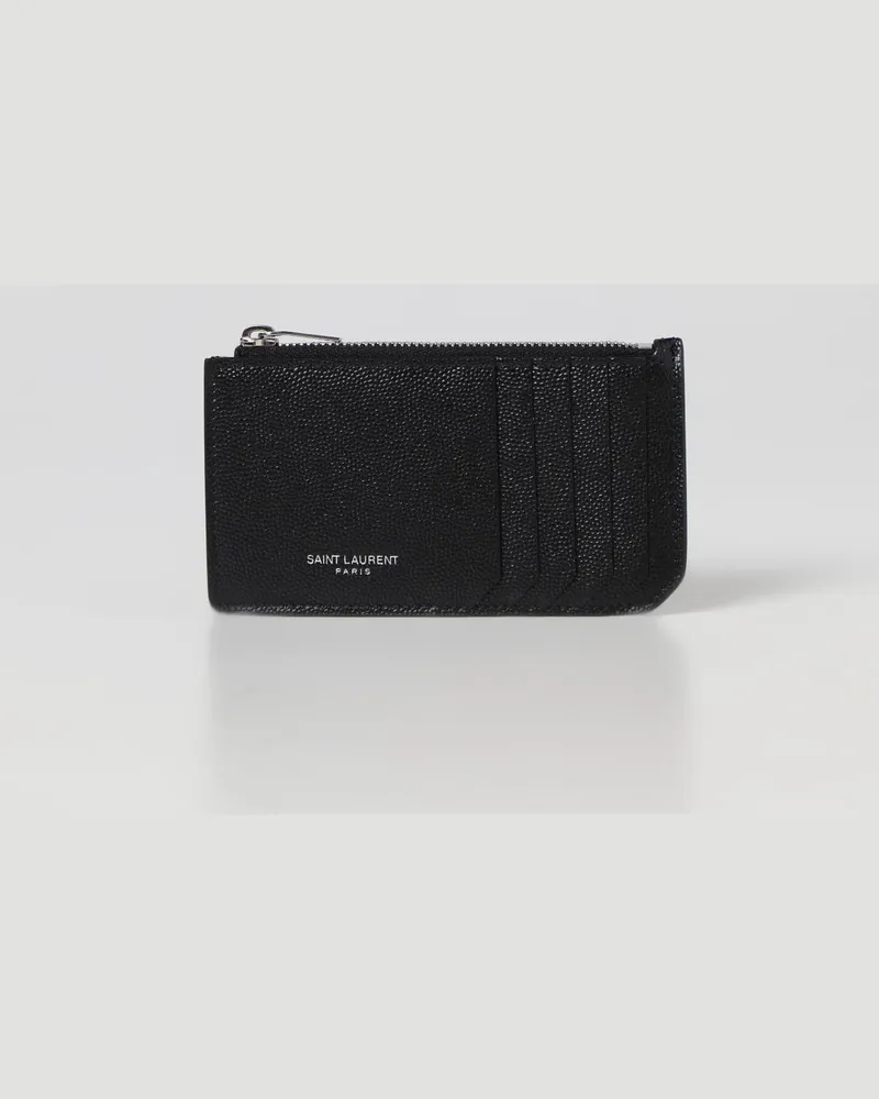 Saint Laurent Portmonnaie herren Schwarz