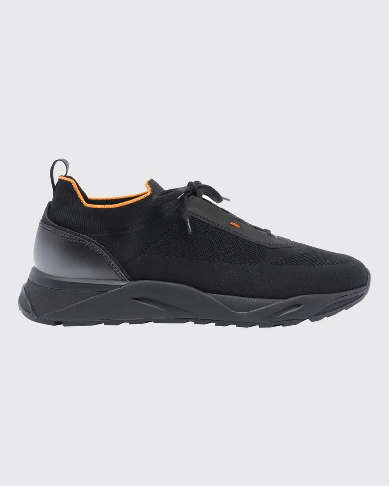 Santoni Sneakers herren Schwarz
