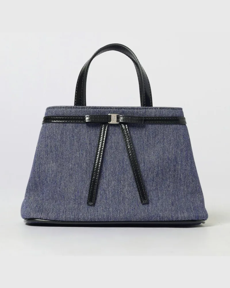 Ferragamo Schultertasche damen Denim