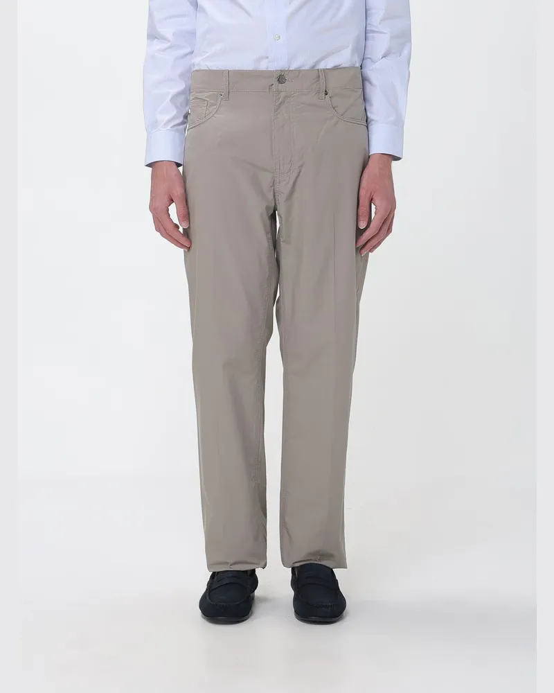 Emporio Armani 5-Pocket-Hose aus Stretch-Baumwolle Kaki