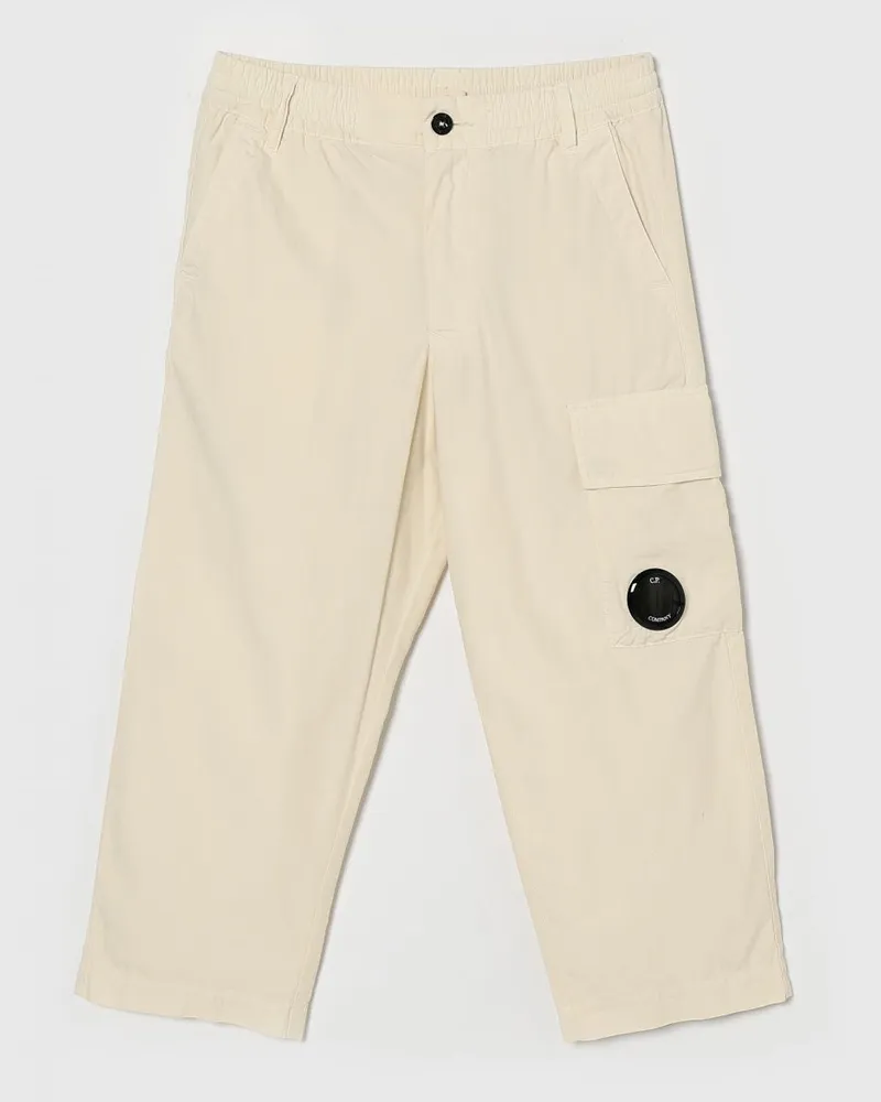 C.P. Company Baumwoll-Cargohose Ecru