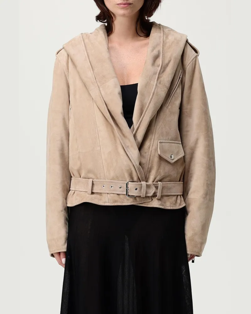 Alaïa Jacke damen Beige