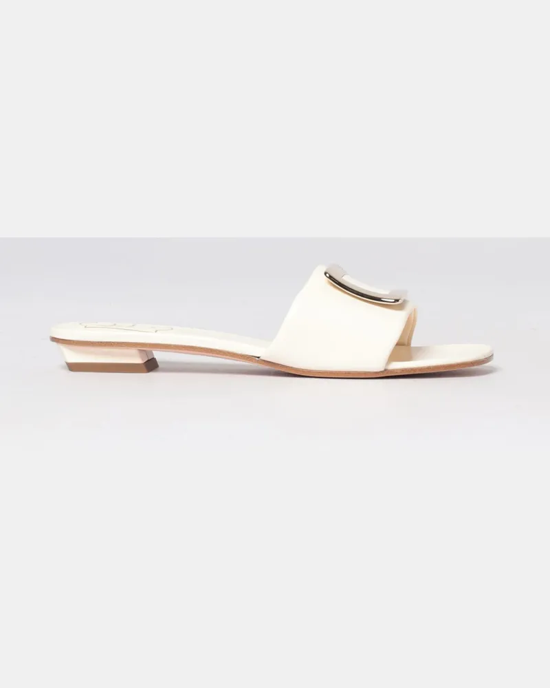 Roger Vivier Flache sandalen damen Weiß