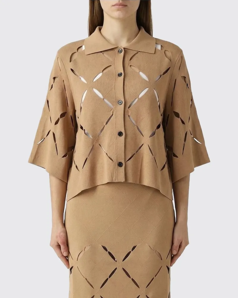 Liviana Conti Strickjacke damen Kakao