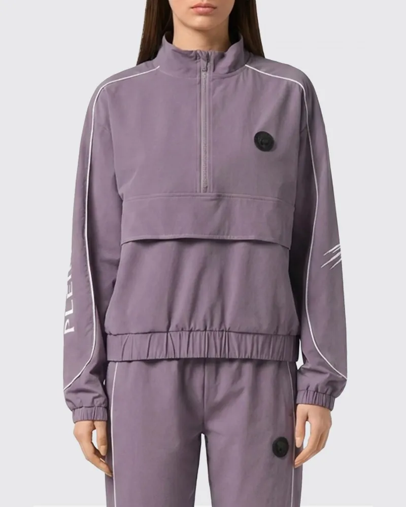 Philipp Plein Windbreaker mit Logo Violett