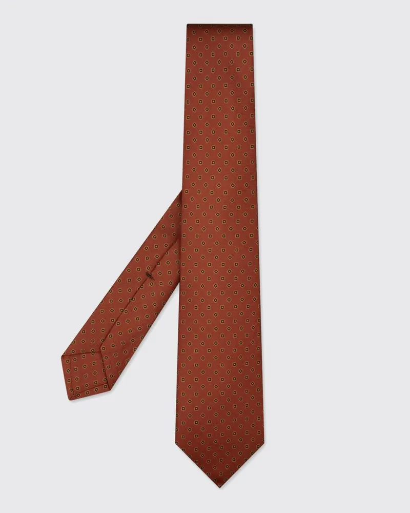 Kiton Krawatte herren Orange