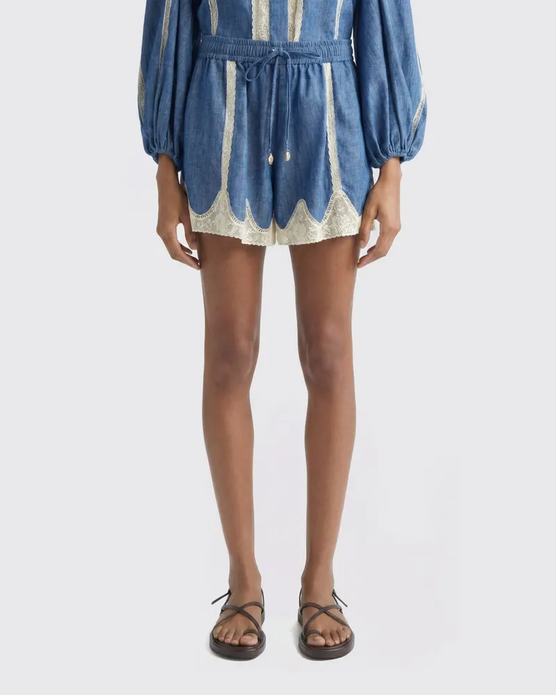 Zimmermann Shorts damen Blau