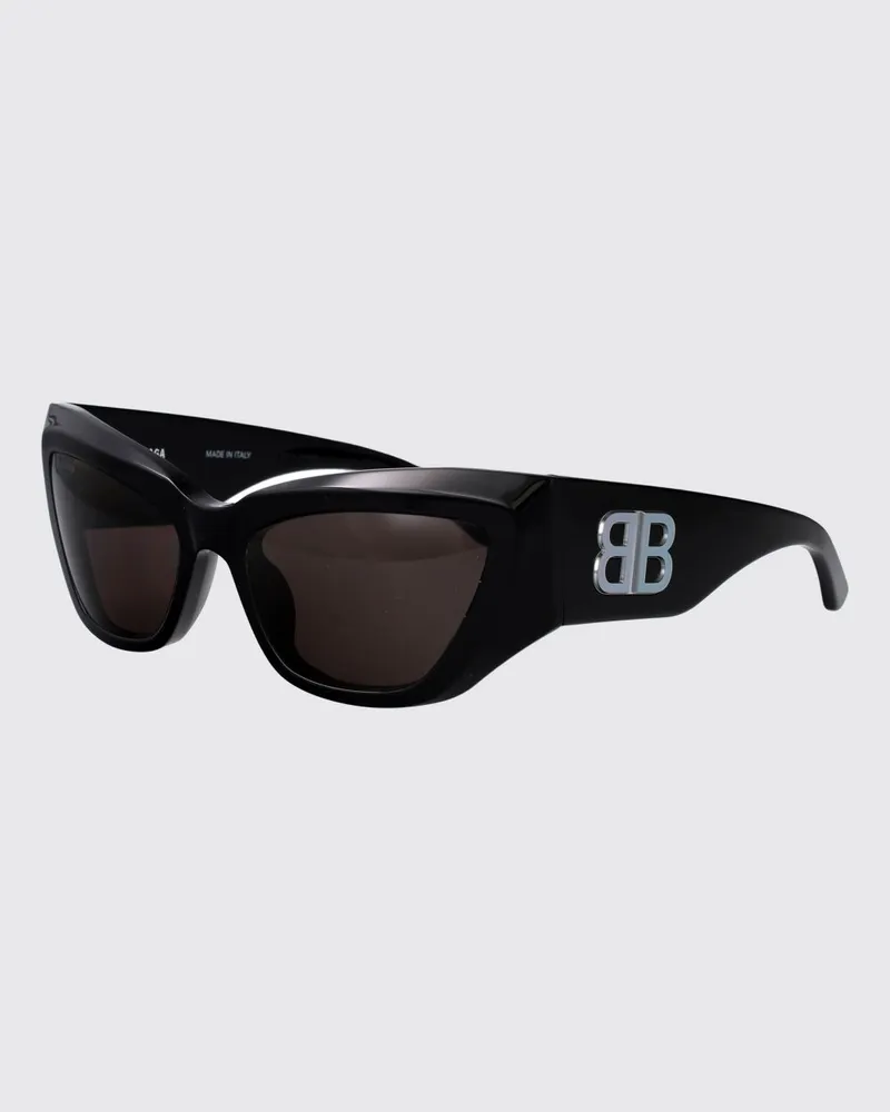 Balenciaga BB0444S Sonnenbrille aus recyceltem Acetat Schwarz
