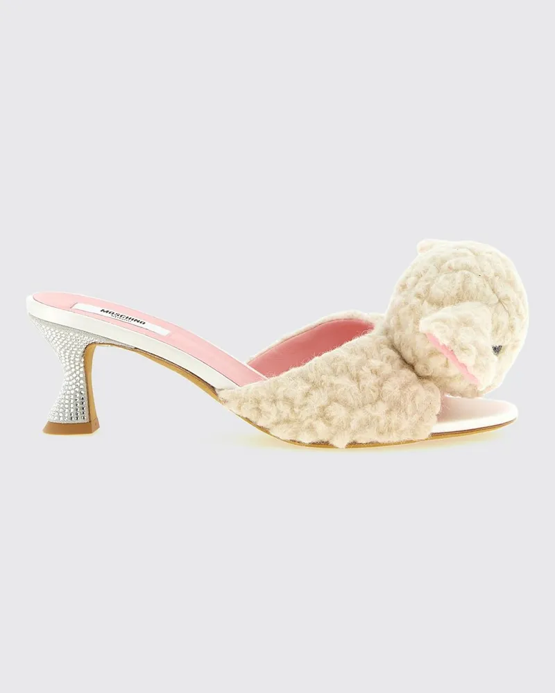 Moschino Sandalen mit absatz damen Weiß