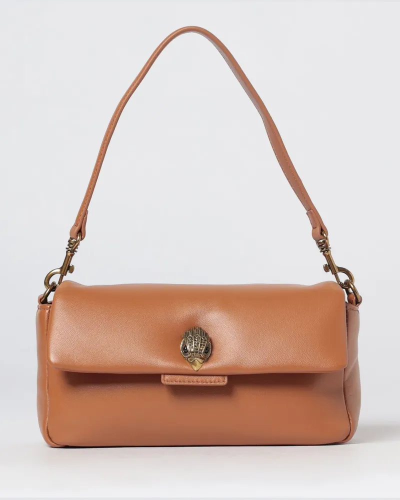 Kurt Geiger Schultertasche Oxford aus Leder mit Strass-Logo Leder