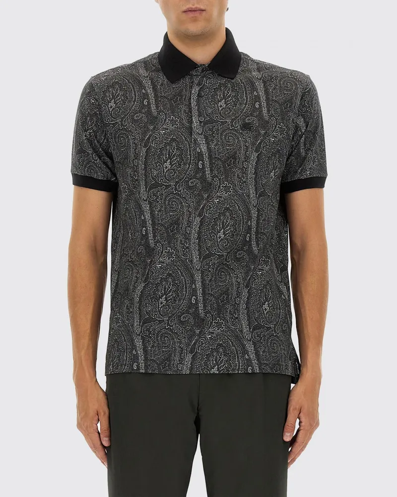 Etro Polo herren Schwarz