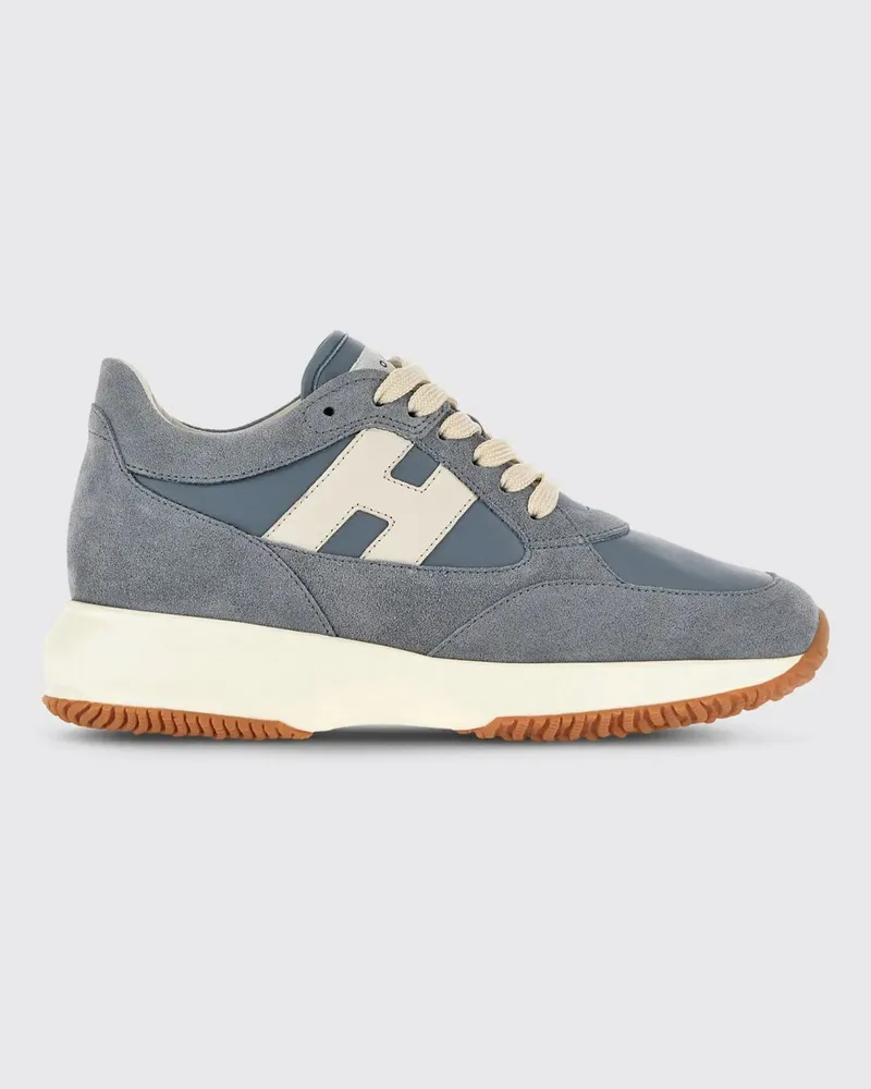 Hogan Interactive Wildleder-Sneakers Blau