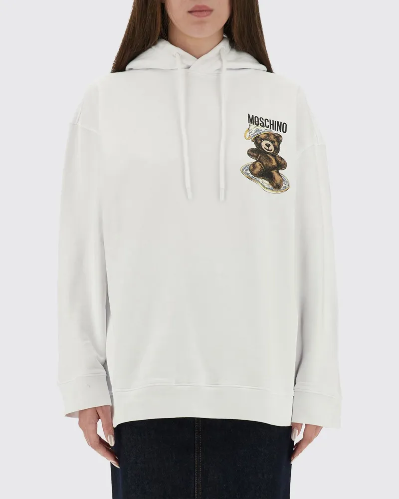 Moschino Sweatshirt damen Weiß