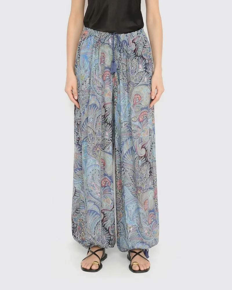Etro Hose damen Blau