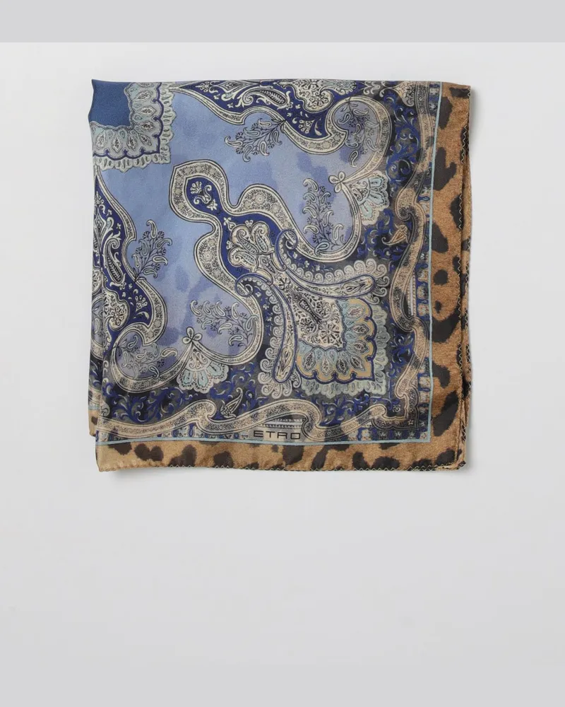 Etro Seidentuch herren Blau