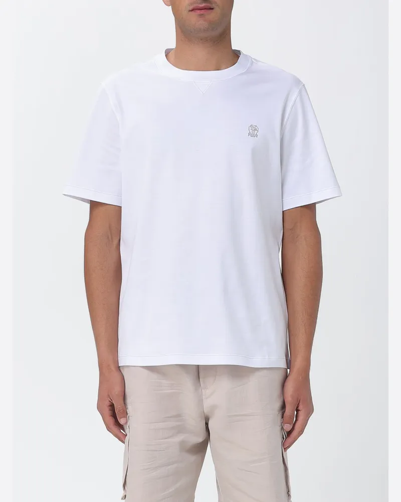 Brunello Cucinelli Polo herren Weiß