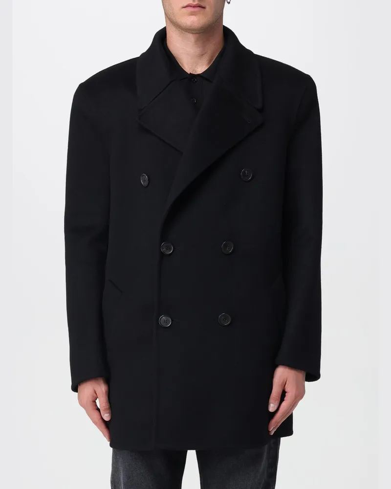 Saint Laurent Mantel herren Schwarz
