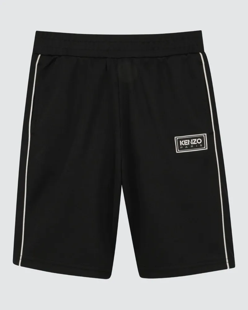 Kenzo Baumwoll-Jogging-Shorts Schwarz