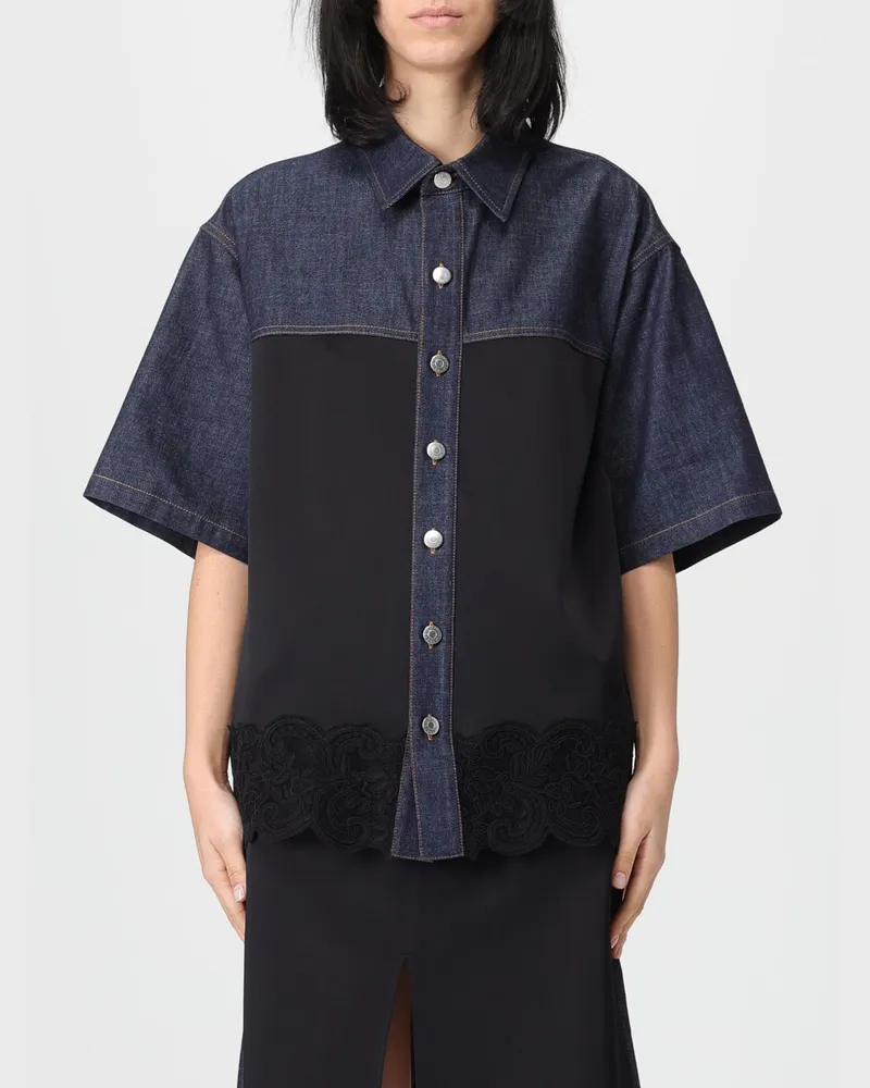 Stella McCartney Hemdbluse damen Blau