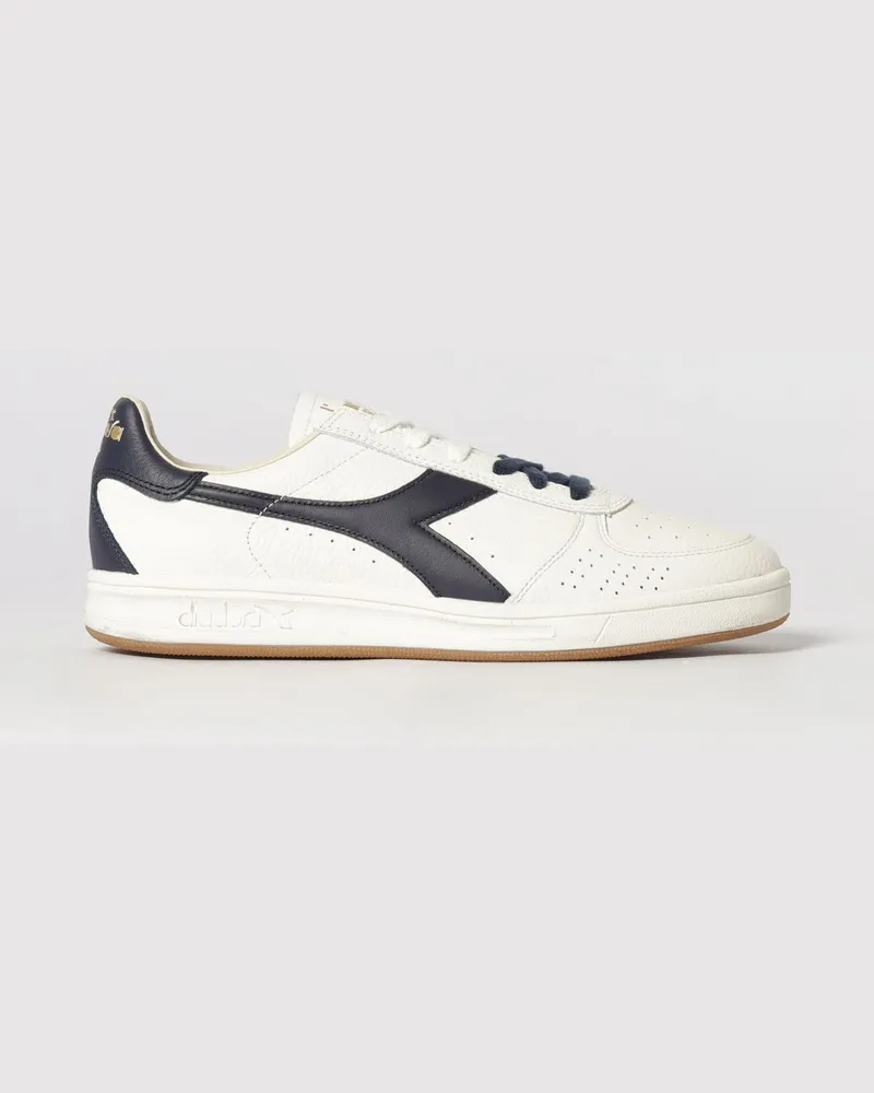 Diadora B.Elite Dominio Sneakers aus genarbtem Leder Blau