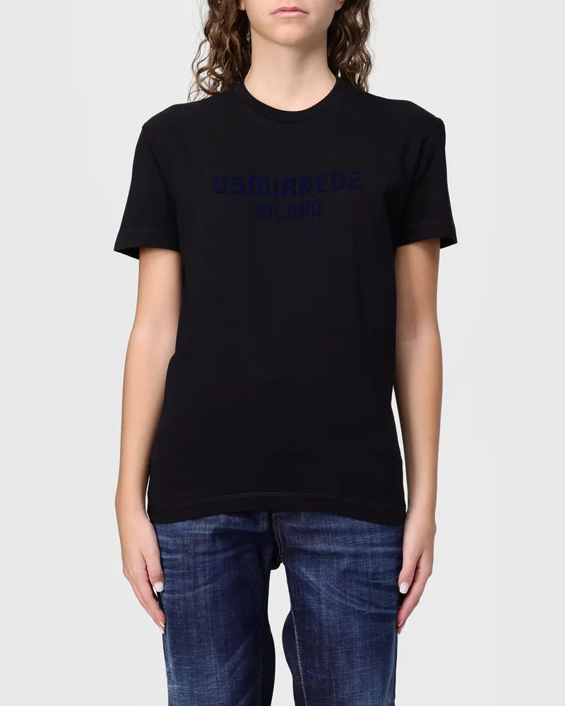 Dsquared2 T-shirt damen Schwarz