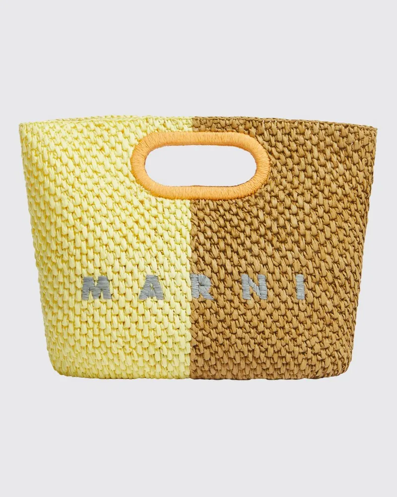Marni Tragetasche damen Gelb