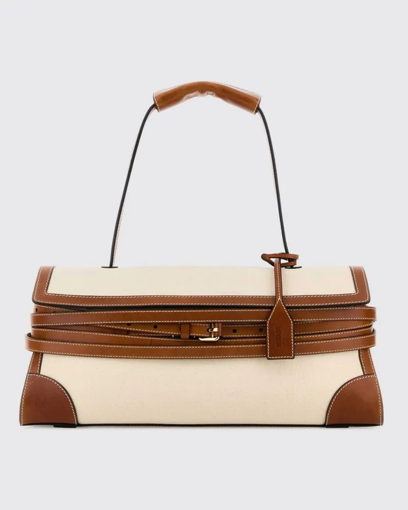 Moschino Umhängetasche damen Natural