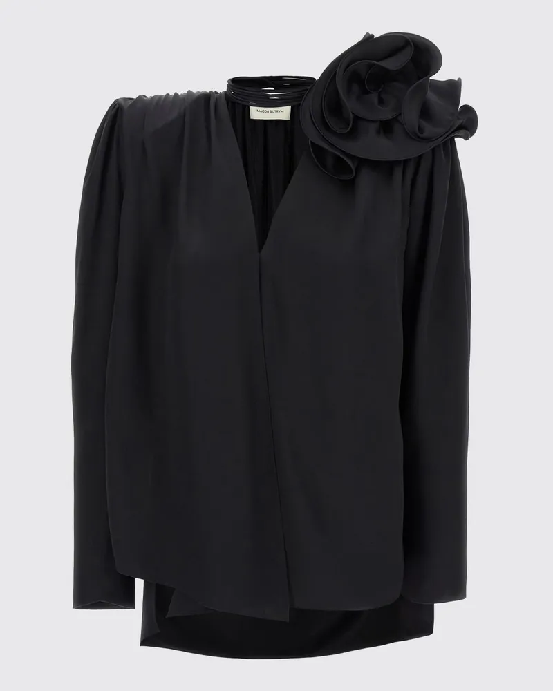 Magda Butrym Top damen Schwarz