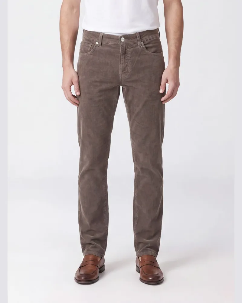 Jacob Cohën Slim-Fit Cordhose aus Baumwollmischung Grau
