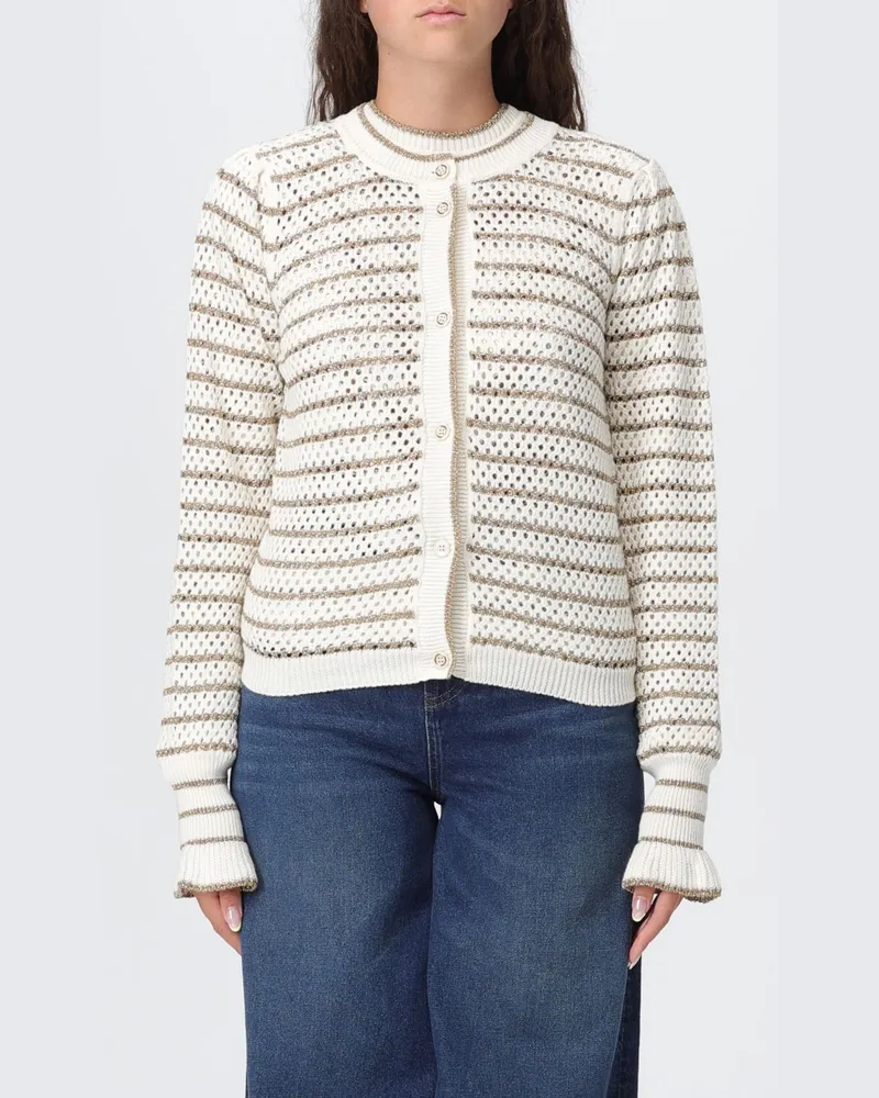 Twin-Set Strickjacke damen Weiß