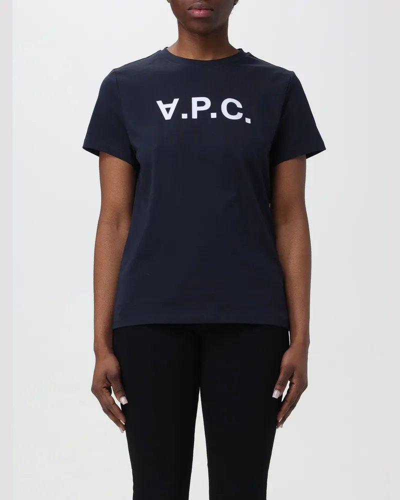 A.P.C. T-shirt Blau