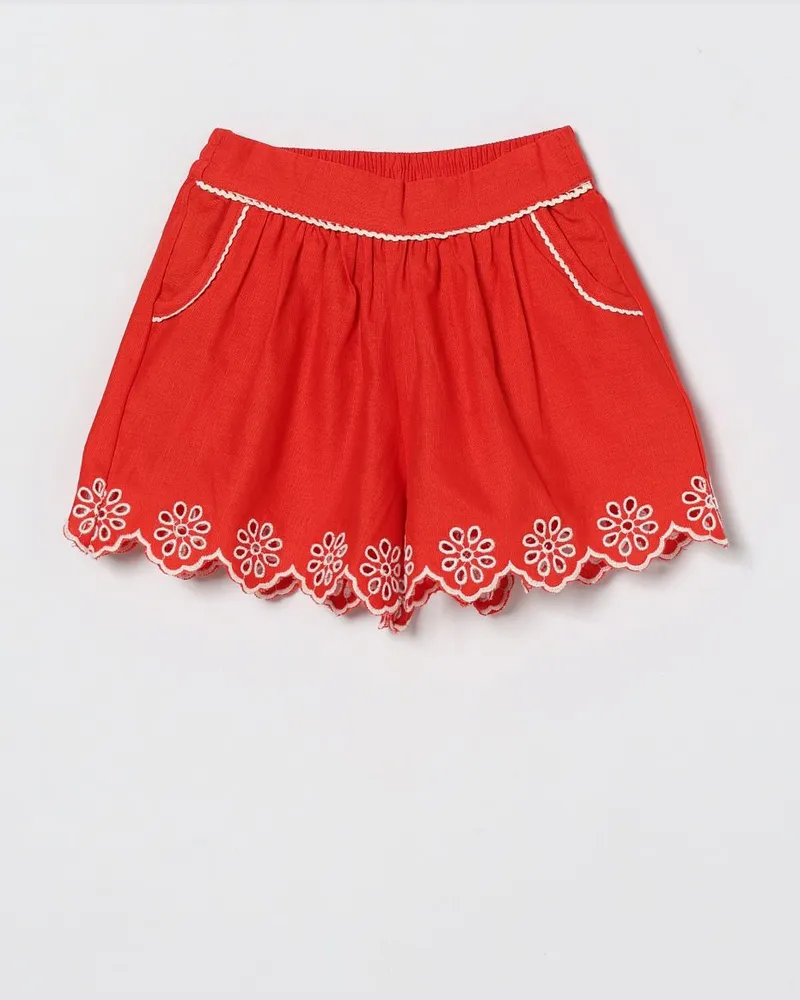 Stella McCartney Kids Shorts kinder Rot