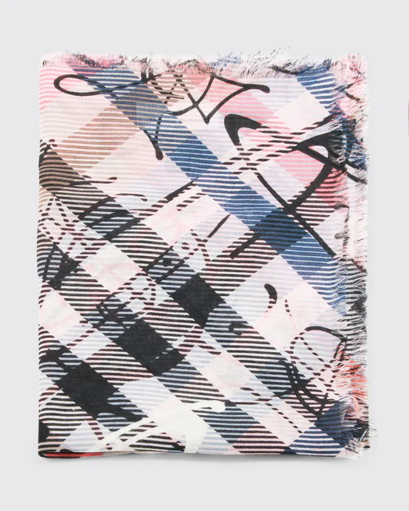 Vivienne Westwood Bedruckter Wollschal Pink