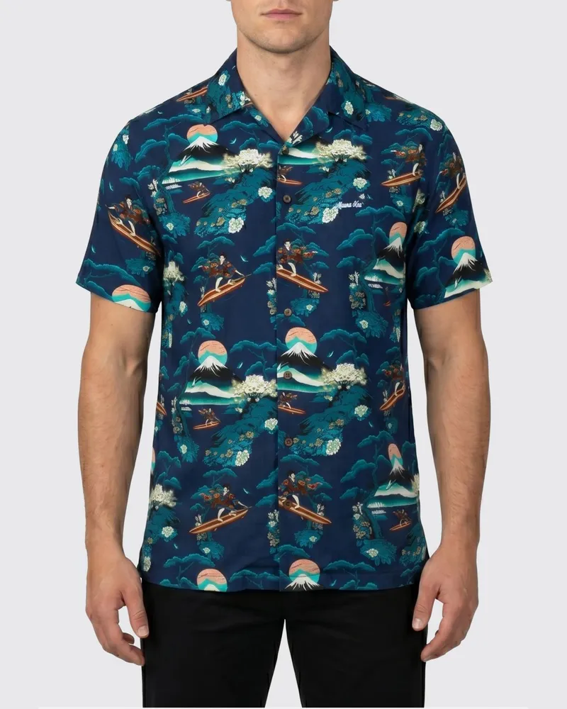 MAUNA KEA Hemd herren Blau