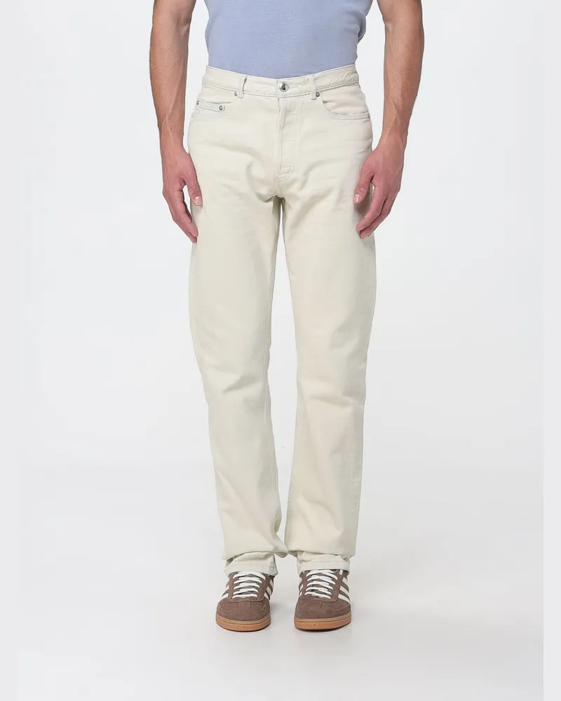 A.P.C. Straight Jeans aus Baumwolldenim Weiß