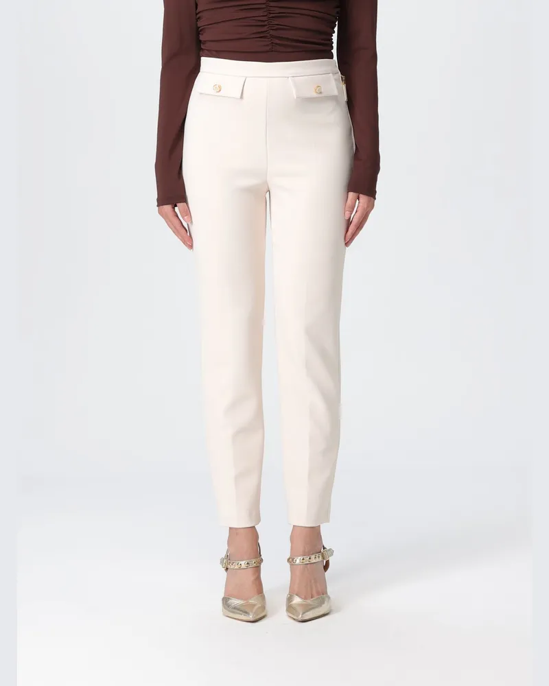 Elisabetta Franchi Hose damen Milch