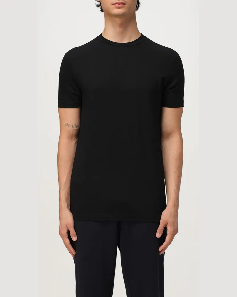 Emporio Armani T-shirt herren Schwarz