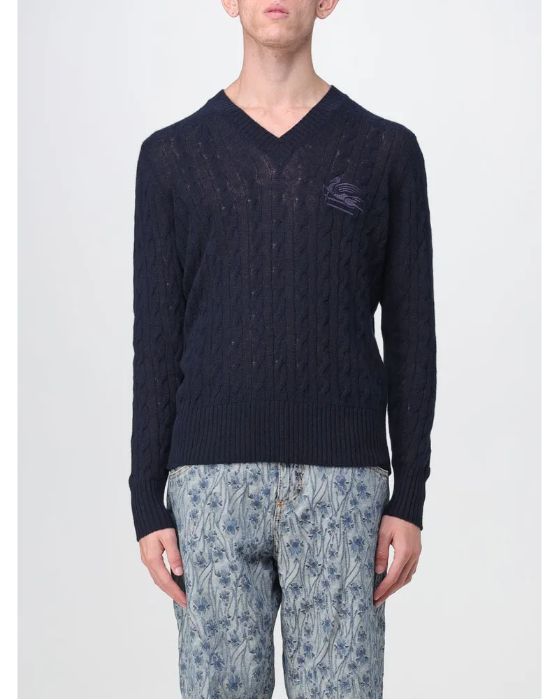Etro Pullover herren Blau