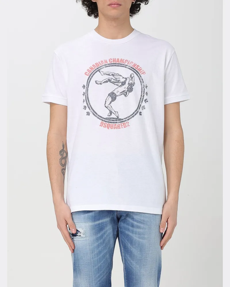 Dsquared2 T-shirt herren Weiß