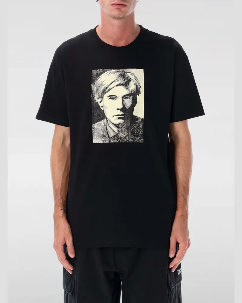 Obey T-shirt herren Schwarz